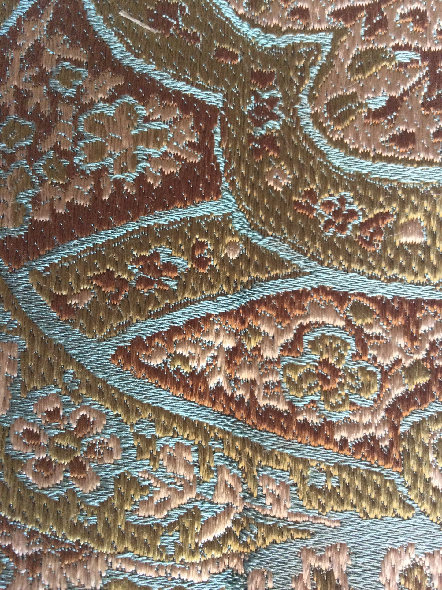 Nesting Essentials bag -Cosmetic toiletry organizer - Teal Paisley