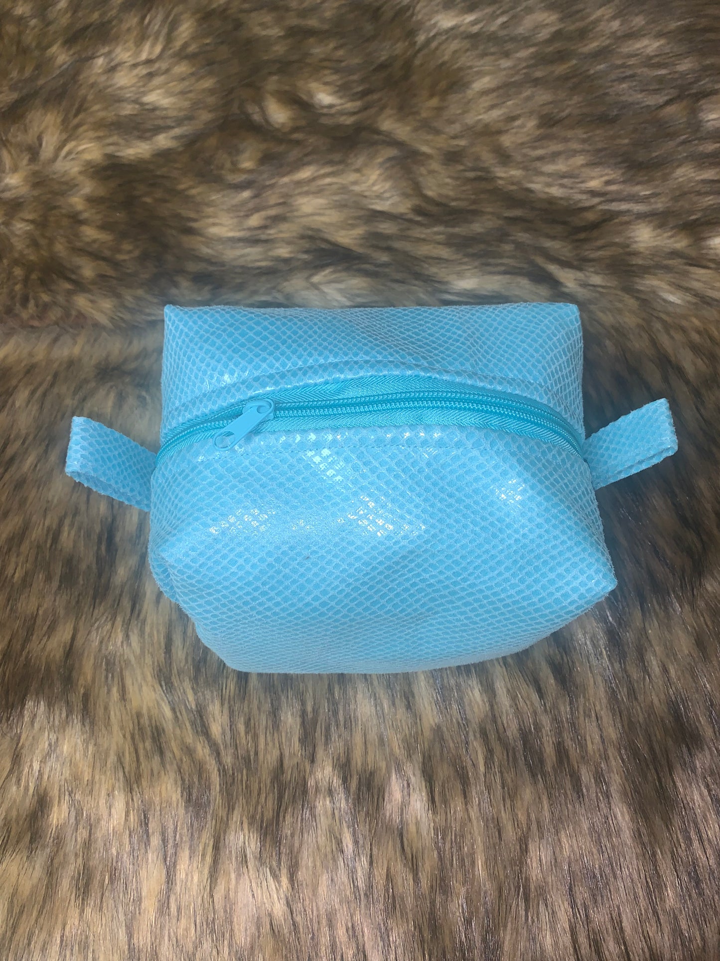Nesting Essentials makeup bag -Cosmetic toiletry organizer - unique designer fabric reptile